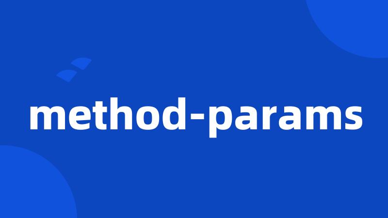 method-params