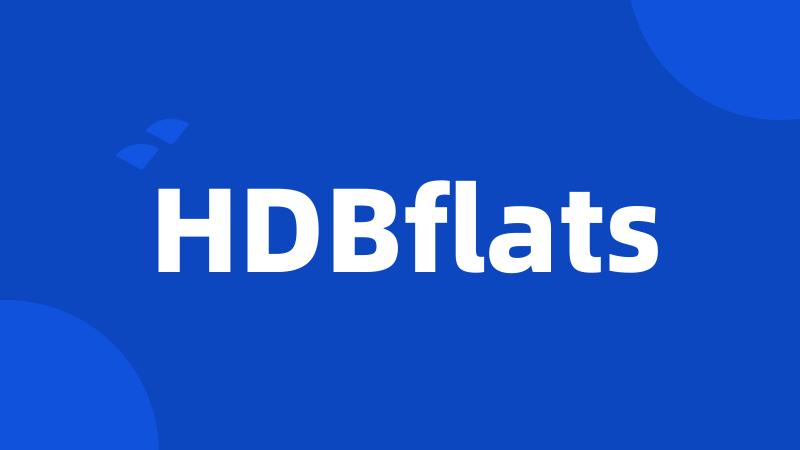 HDBflats