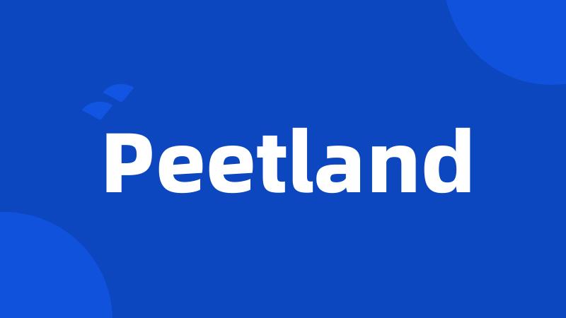 Peetland