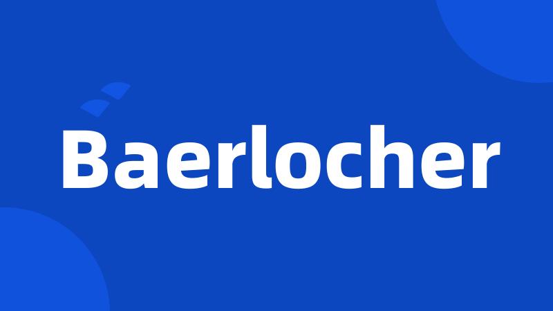 Baerlocher