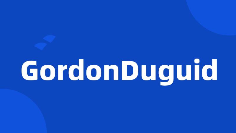 GordonDuguid