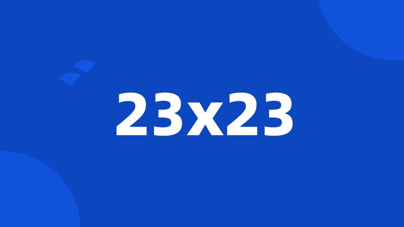 23x23