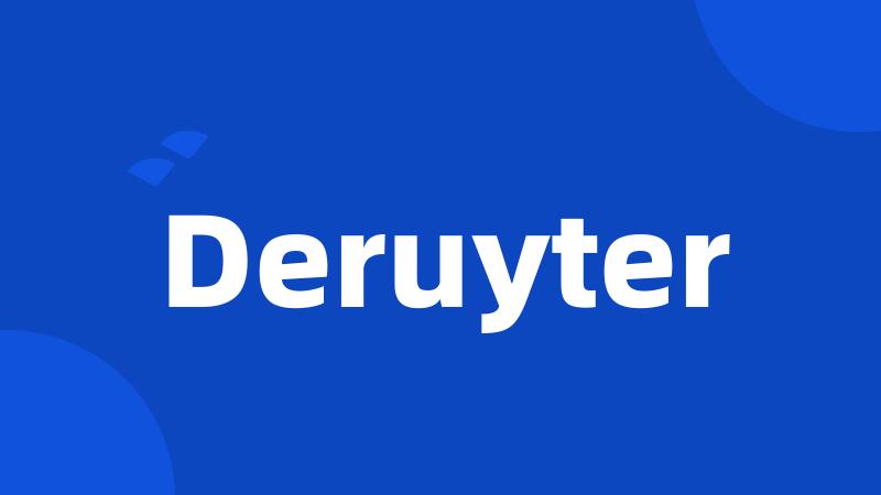 Deruyter