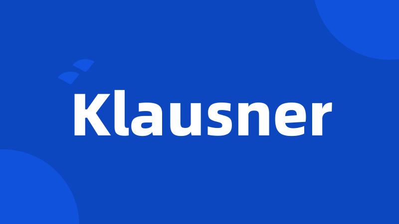 Klausner