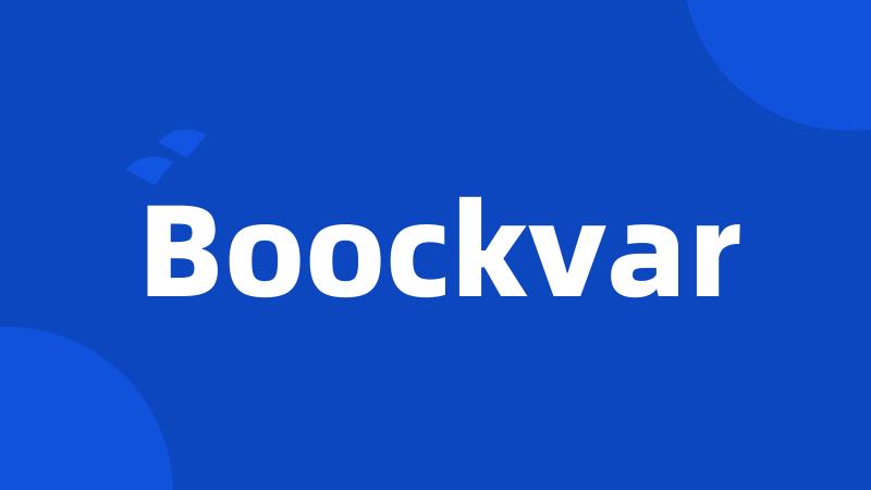 Boockvar