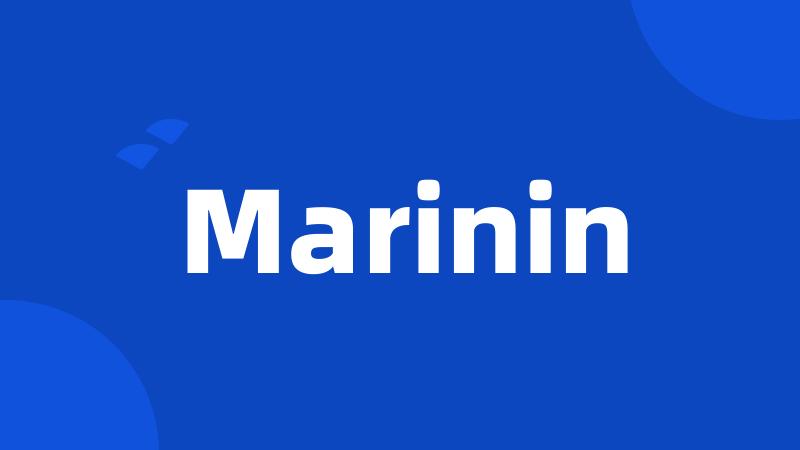 Marinin