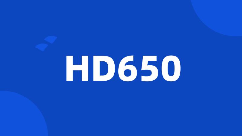 HD650