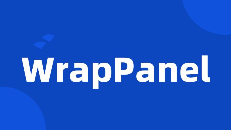 WrapPanel