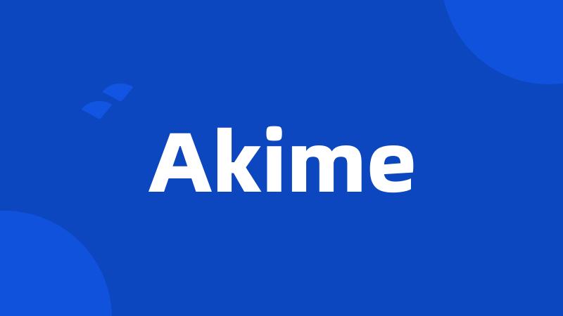 Akime