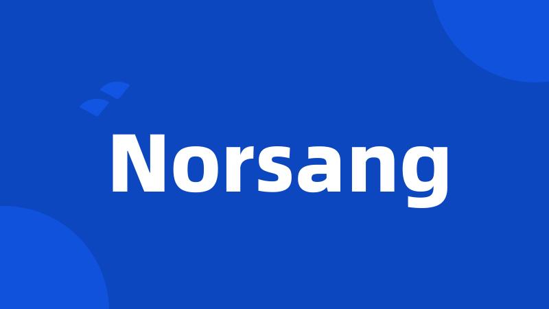 Norsang