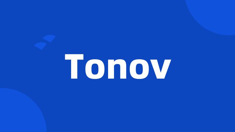 Tonov