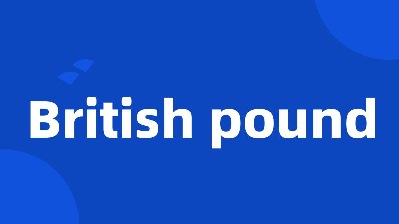 British pound