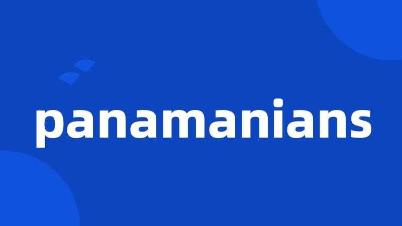 panamanians