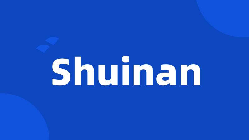 Shuinan