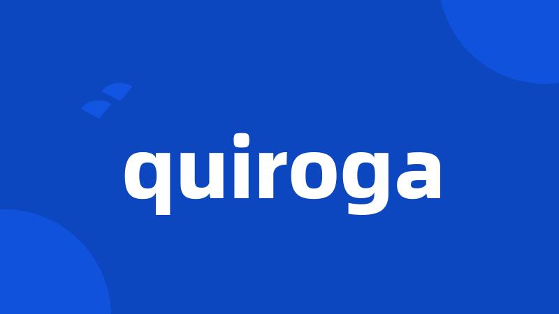 quiroga