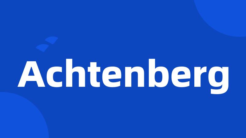 Achtenberg