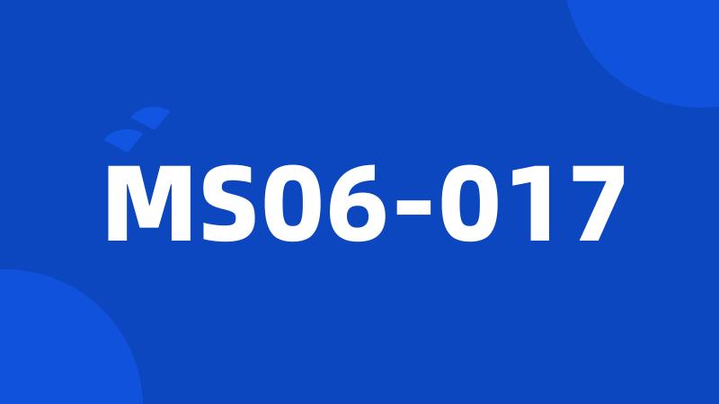 MS06-017