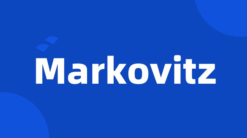 Markovitz