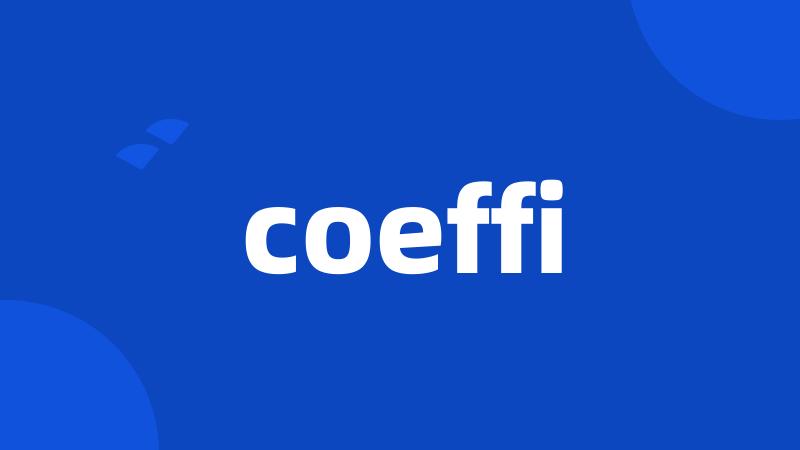 coeffi