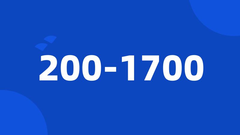 200-1700