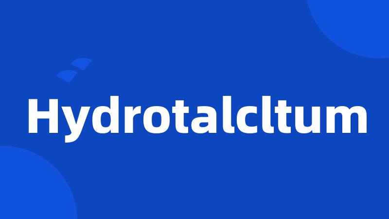 Hydrotalcltum