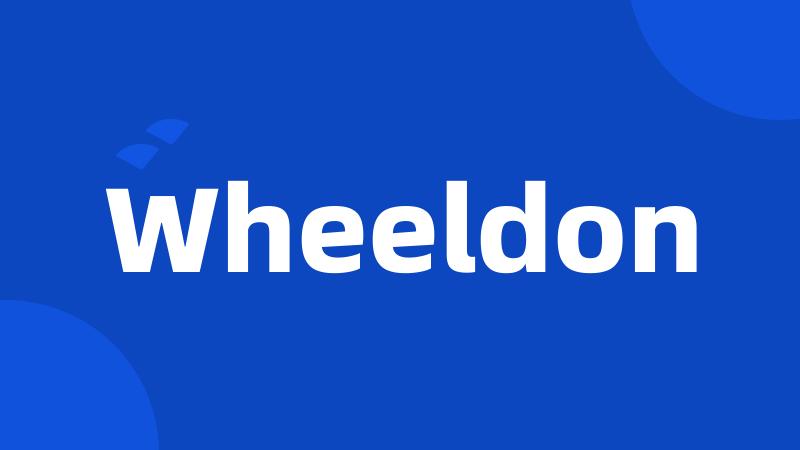 Wheeldon