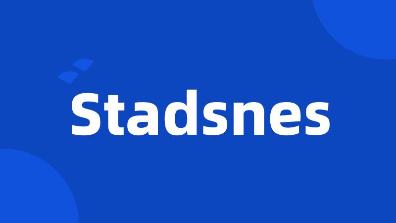 Stadsnes