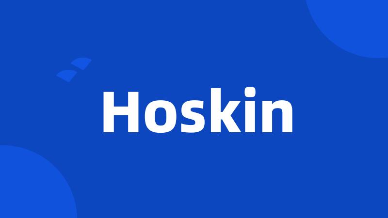 Hoskin