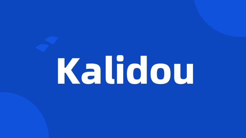 Kalidou