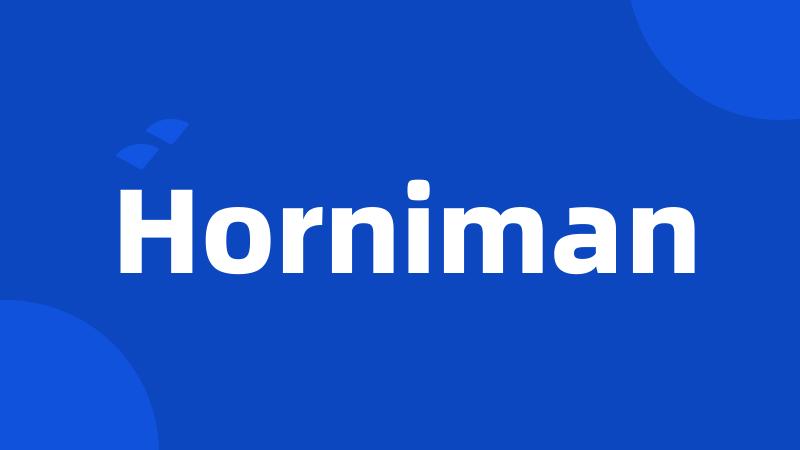 Horniman