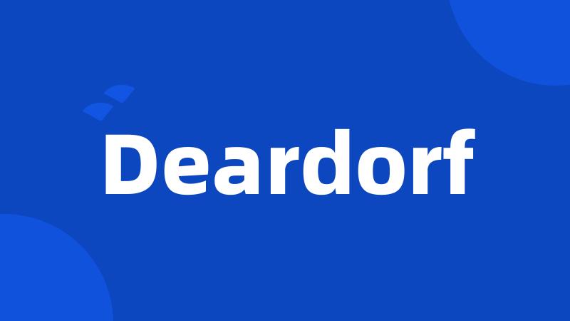 Deardorf