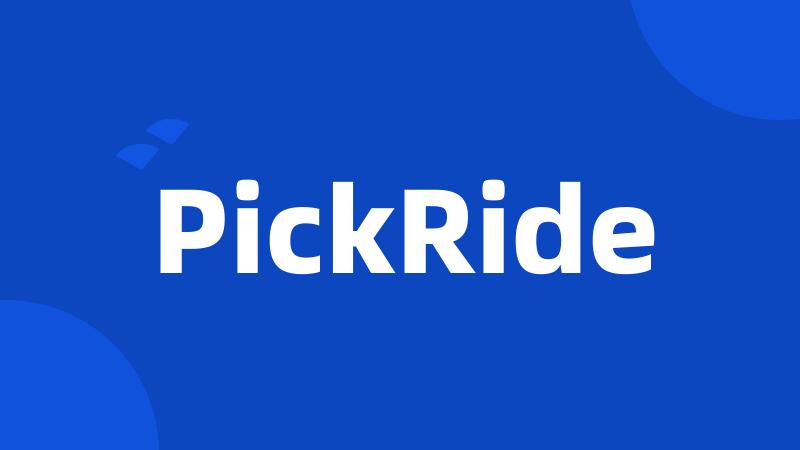 PickRide