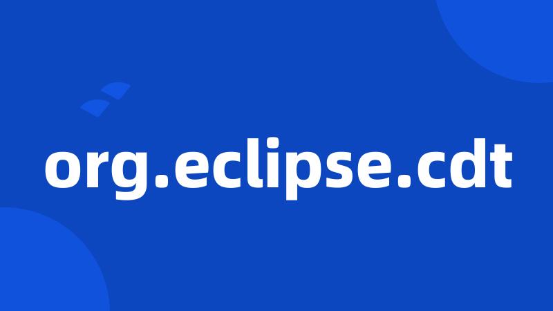 org.eclipse.cdt