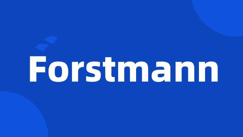 Forstmann