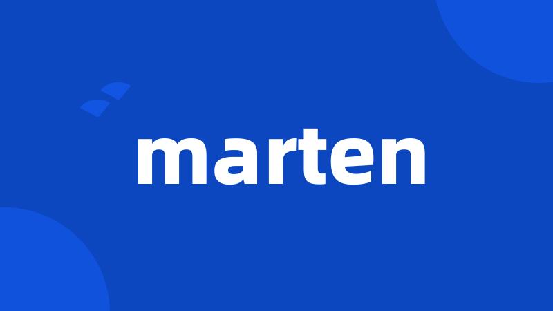 marten