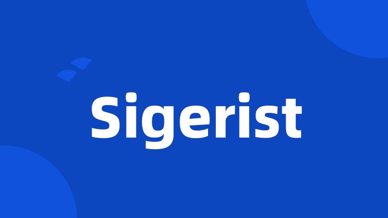 Sigerist