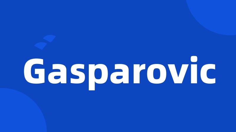 Gasparovic