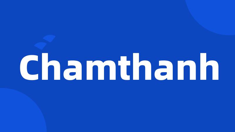 Chamthanh