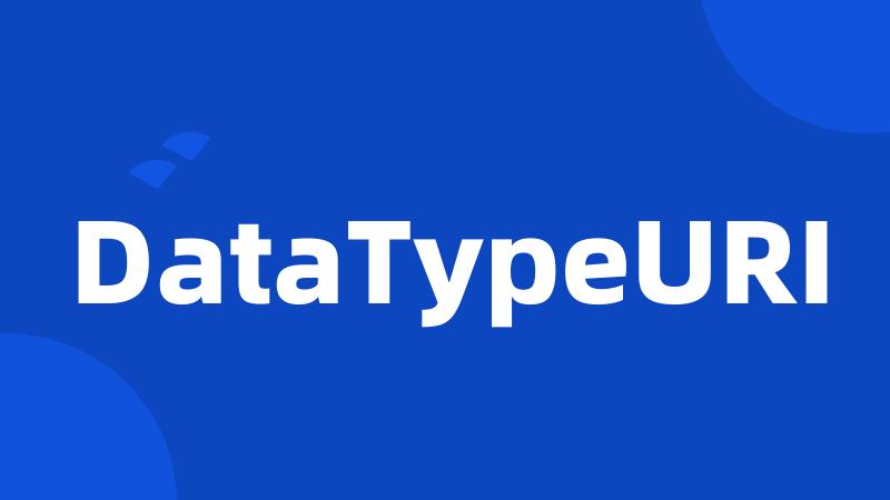 DataTypeURI