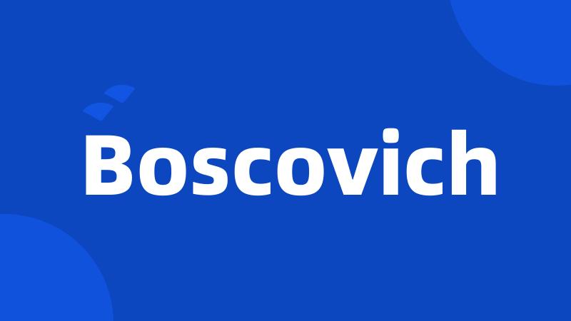 Boscovich