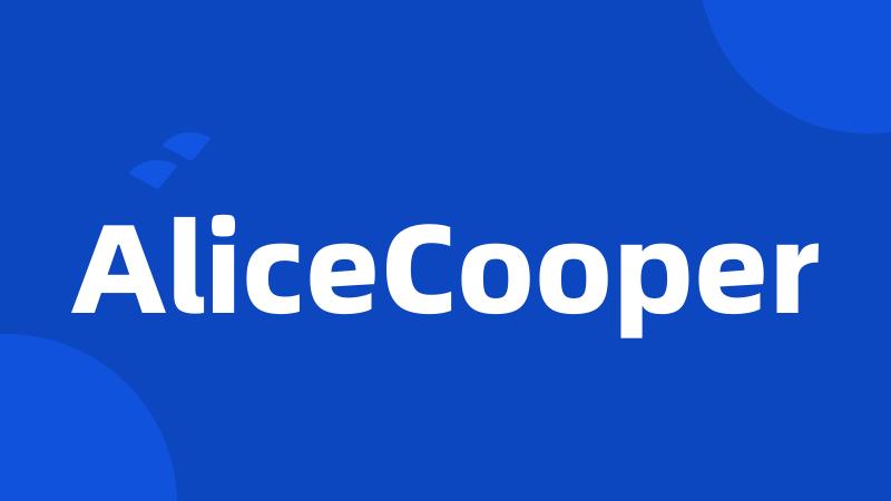AliceCooper