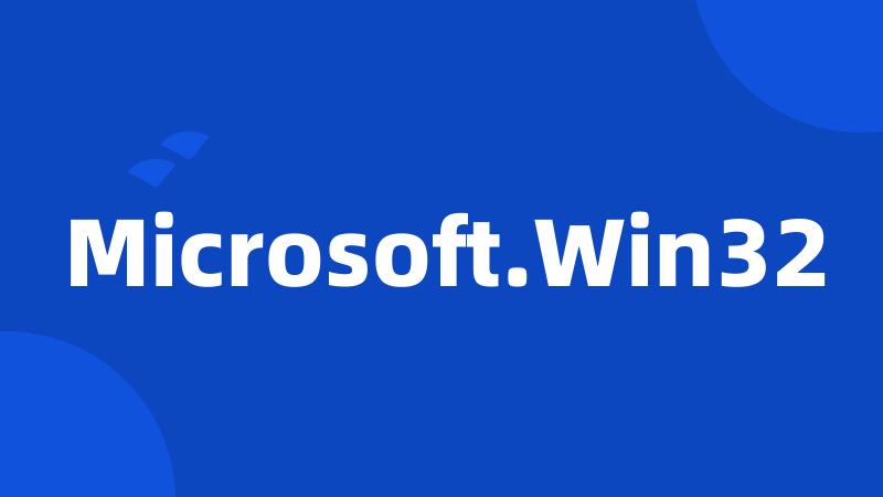 Microsoft.Win32