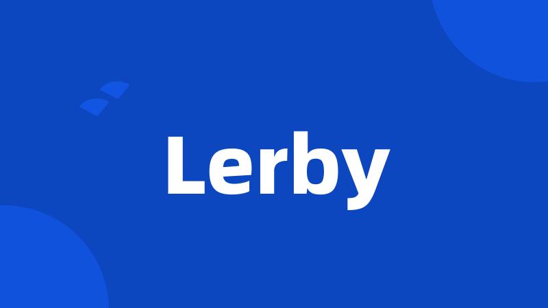 Lerby