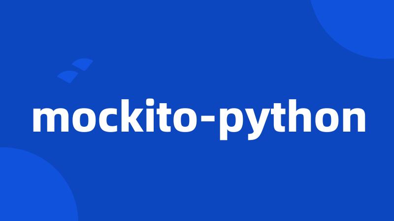 mockito-python