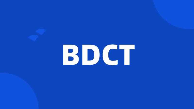 BDCT