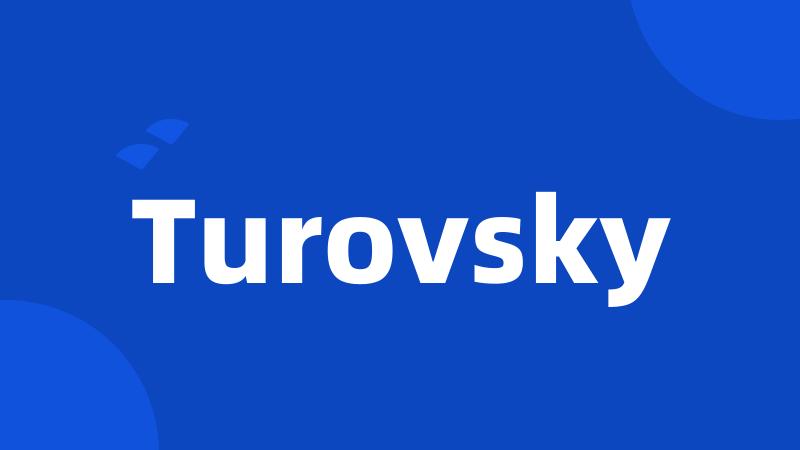 Turovsky