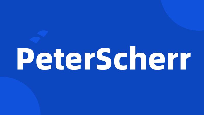 PeterScherr