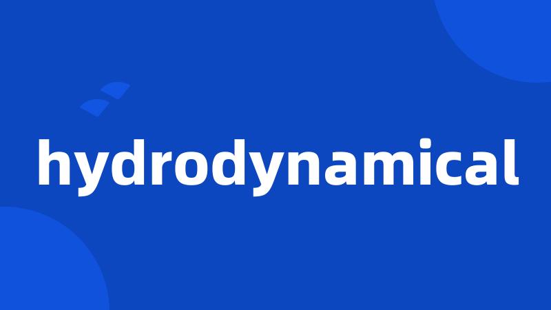 hydrodynamical