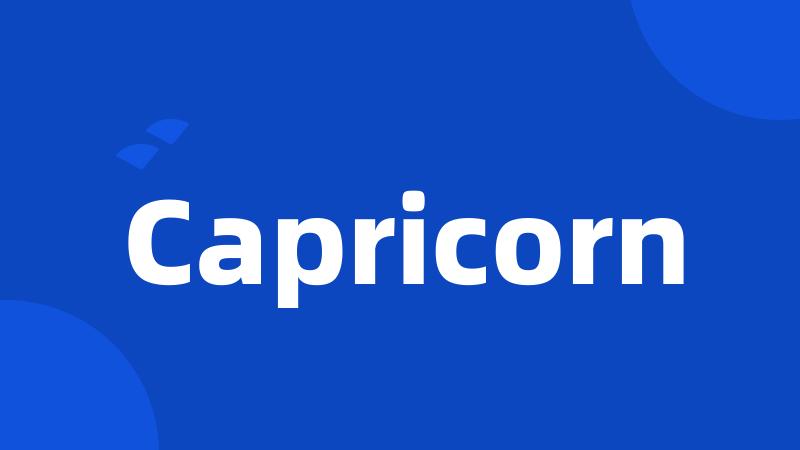 Capricorn