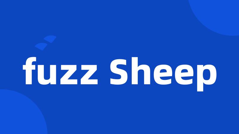 fuzz Sheep